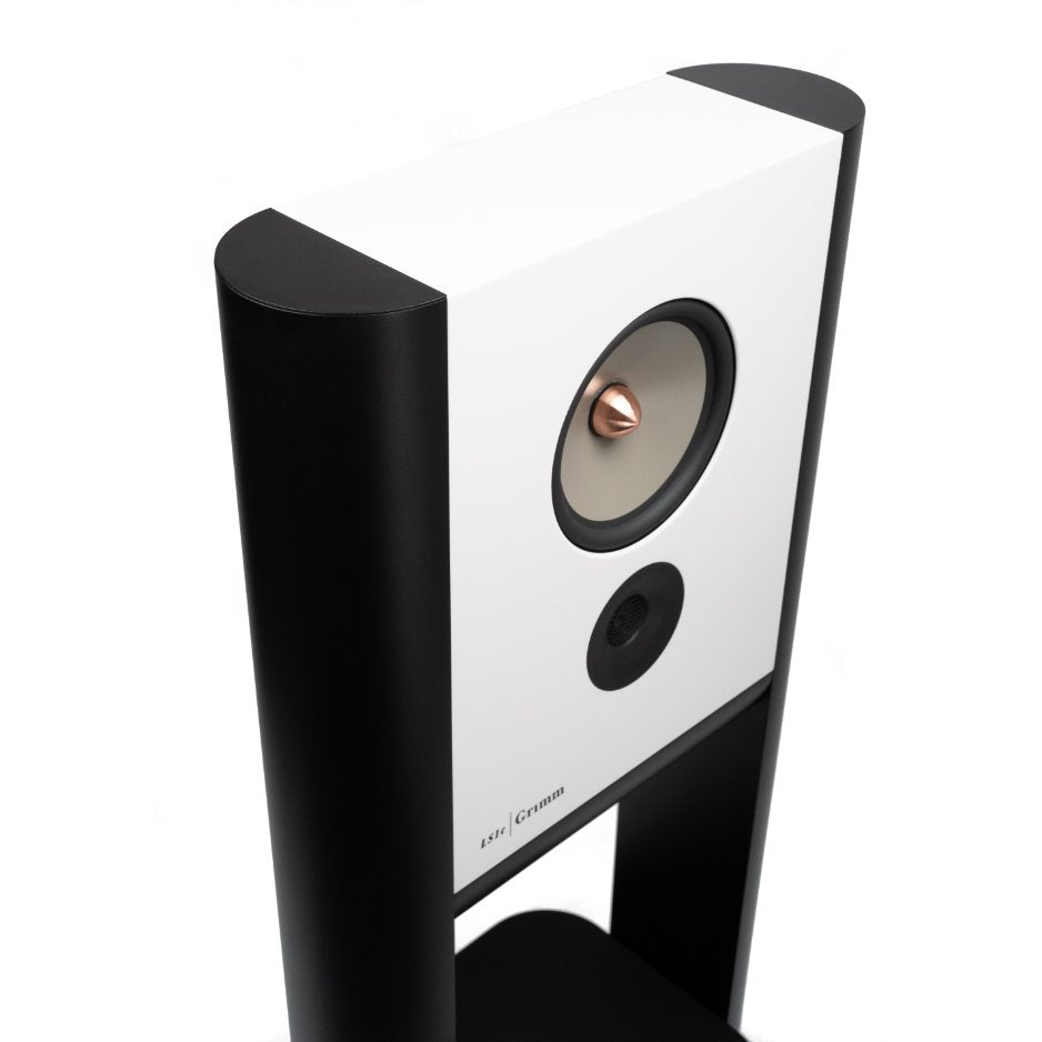 Grimm Audio LS1c Loudspeaker white angled