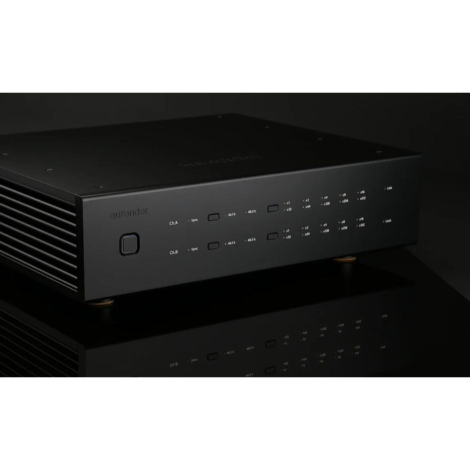 Aurender MC20 Master Clock black angled