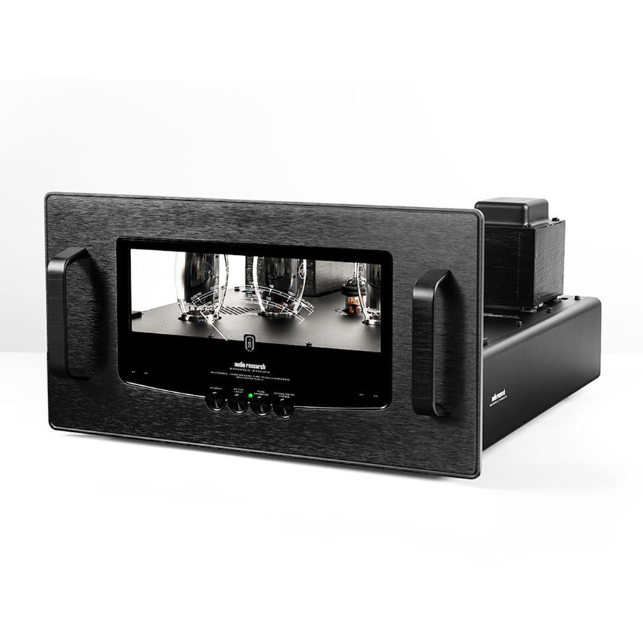 Audio Research Reference 160M MkII Monoblock Power Amplifier black front side