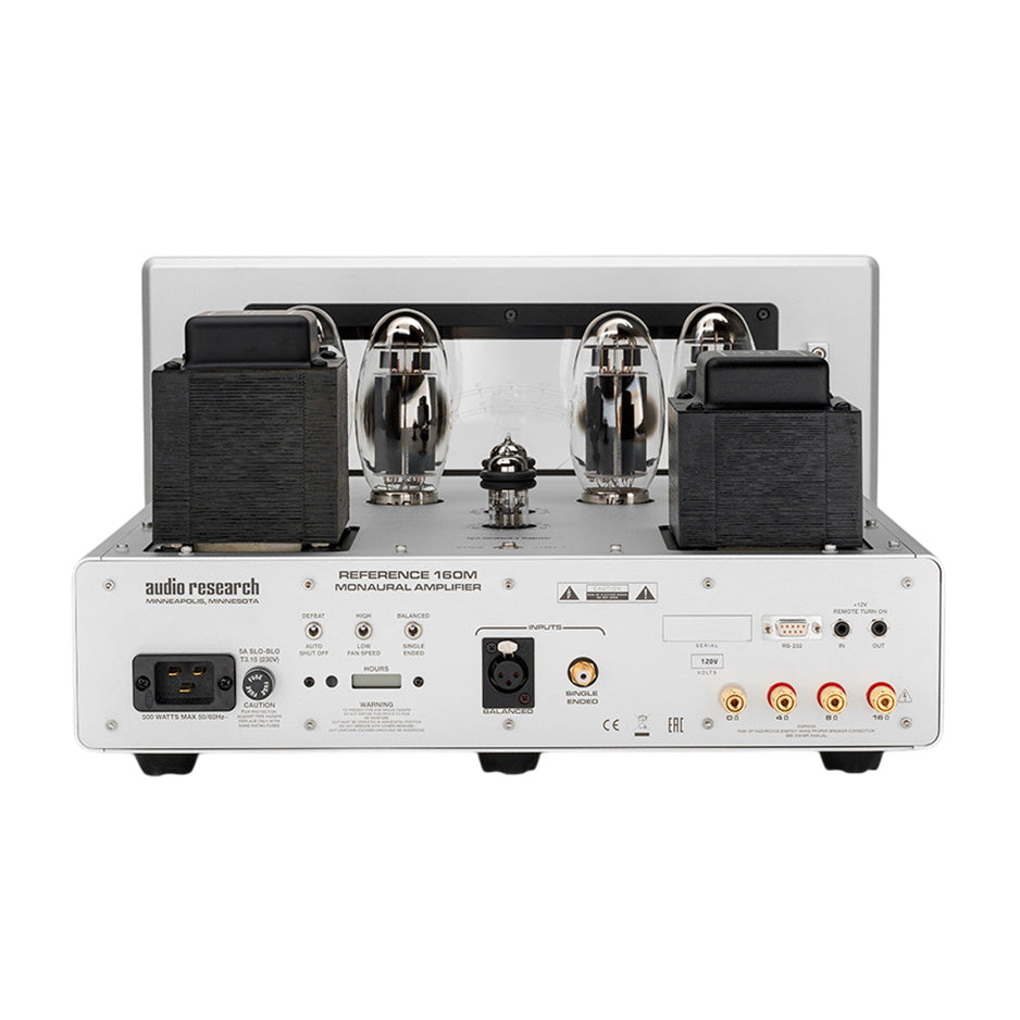 Audio Research Reference 160M MkII Monoblock Power Amplifier silver back