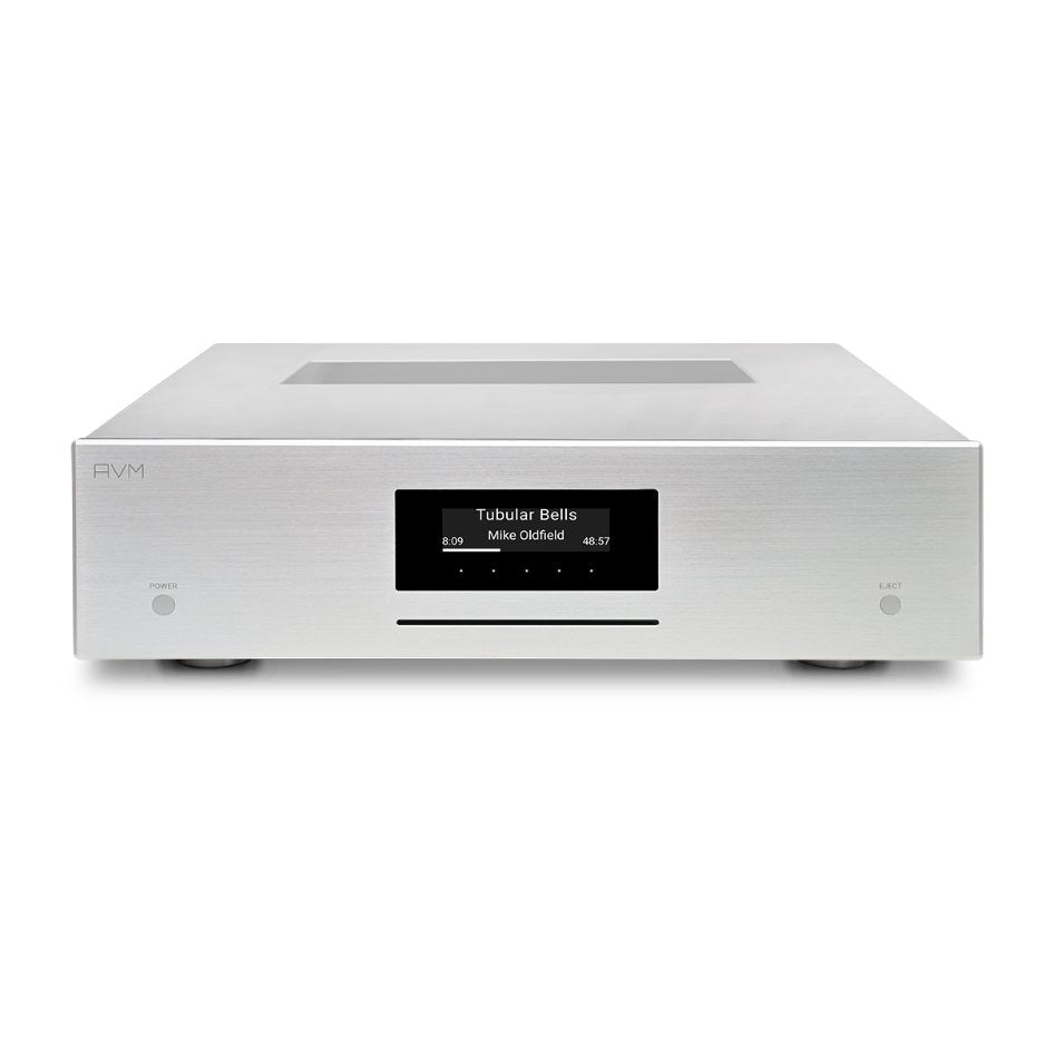 AVM Evolution MP 5.3 Streaming Media Player silver front over