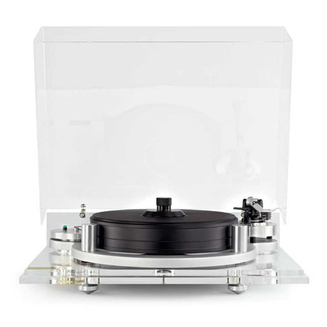 Michell Orbe - Silver Front Clear Base Open Lid
