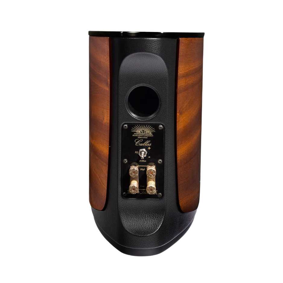 Opera Callas Bookshelf Speakers Mahogany Rear view