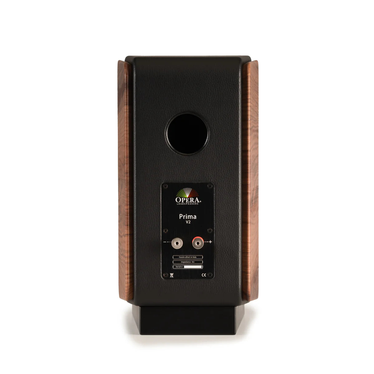 Opera Prima V2 Book Shelf Speakers Rosewood Rear View
