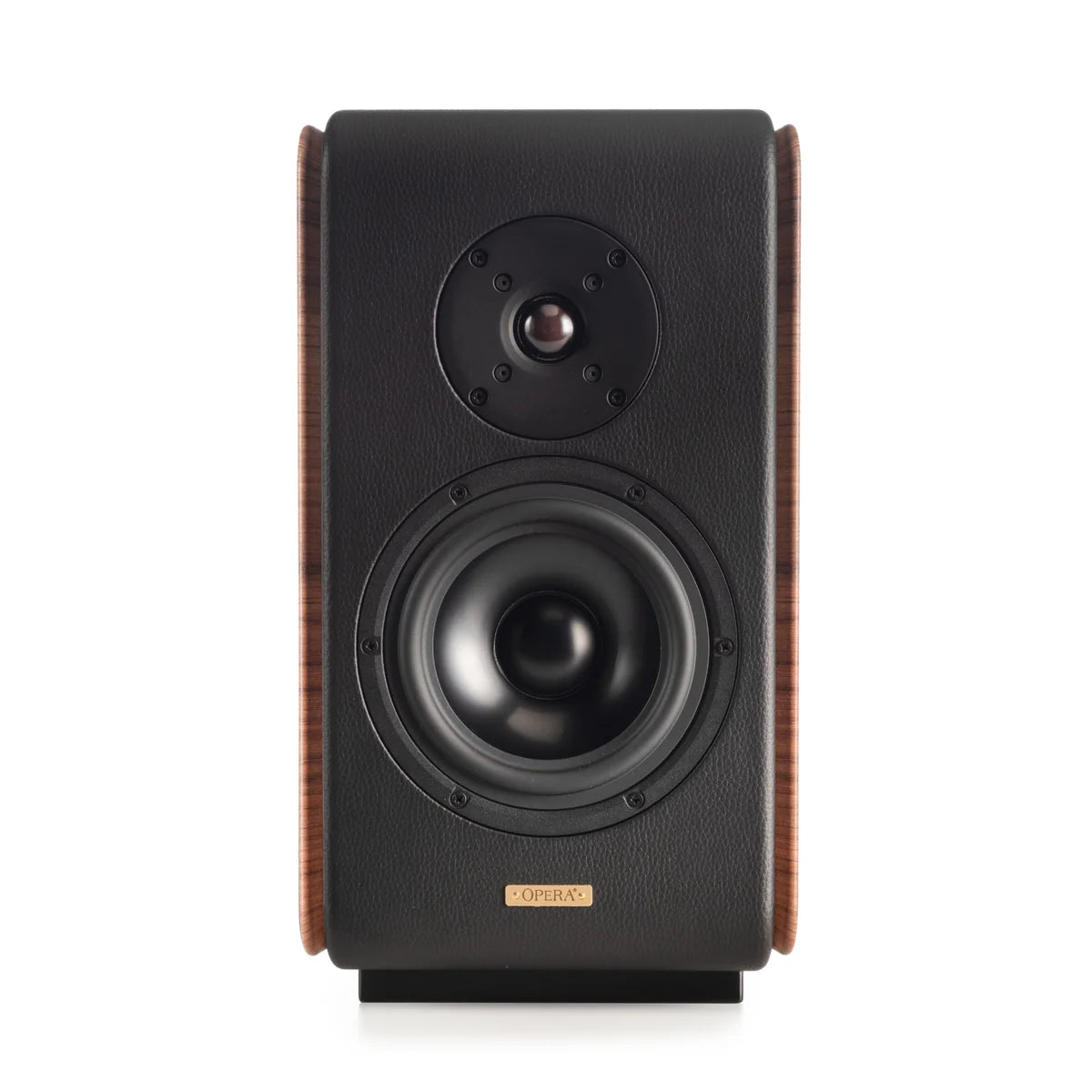Opera Prima V2 Book Shelf Speakers Rosewood Front View