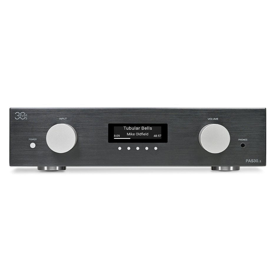 AVM PAS 30.3 Streaming Preamplifier black front
