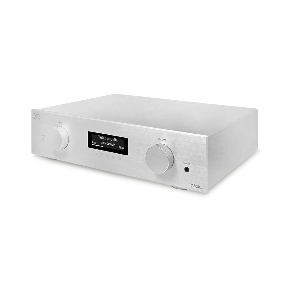 AVM PAS 30.3 Streaming Preamplifier silver side