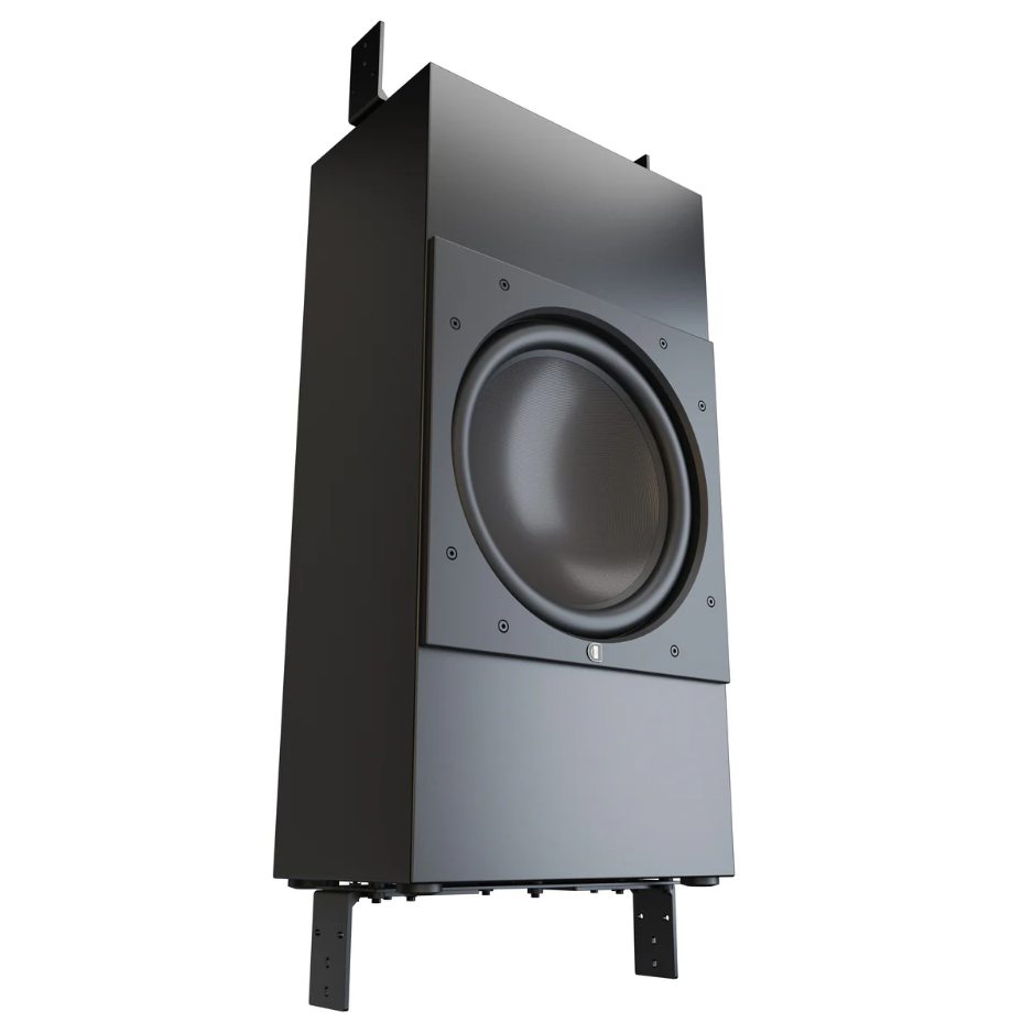 Perlisten R18is Subwoofer angled with bracket