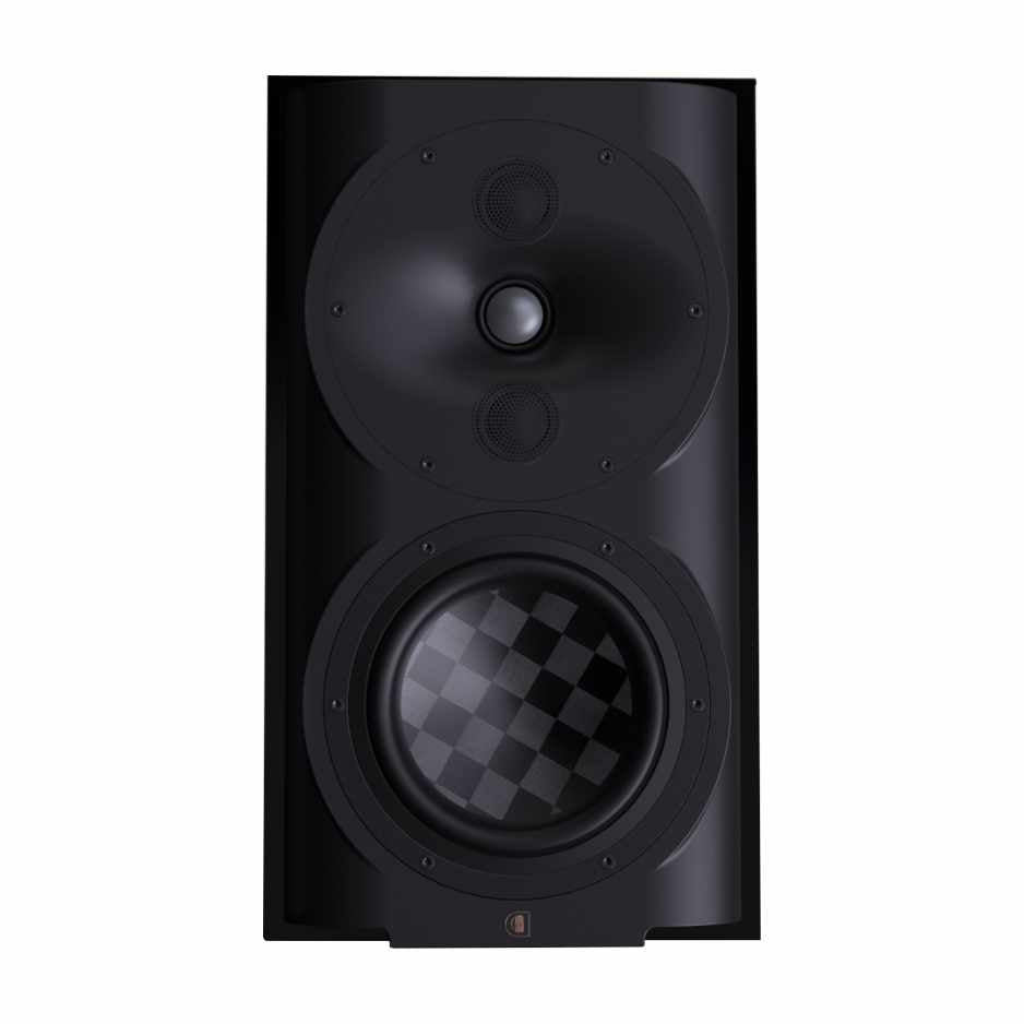 Perlisten S4B Bookeshelf Speaker High Gloss Black Front facing