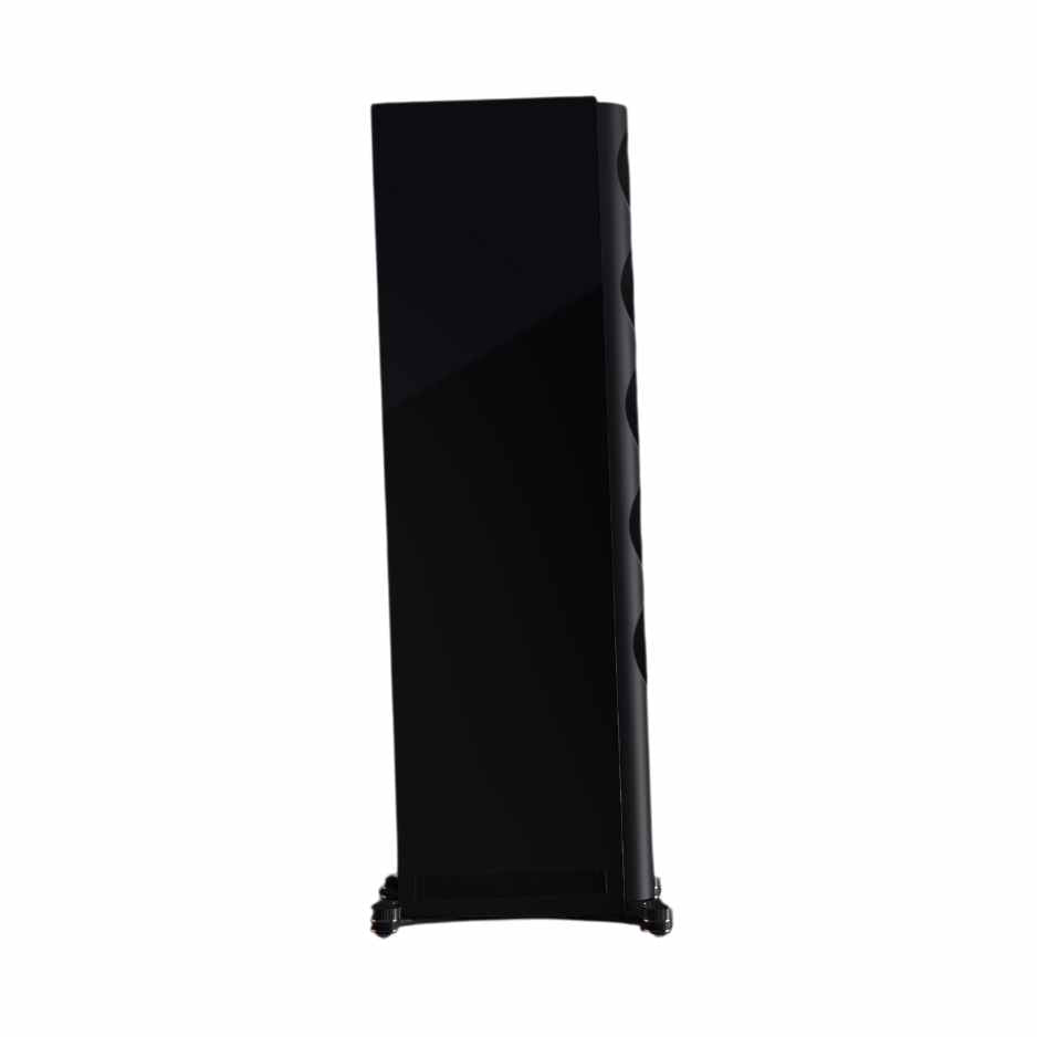 Perlisten S7t Tower Loudspeaker in black side facing