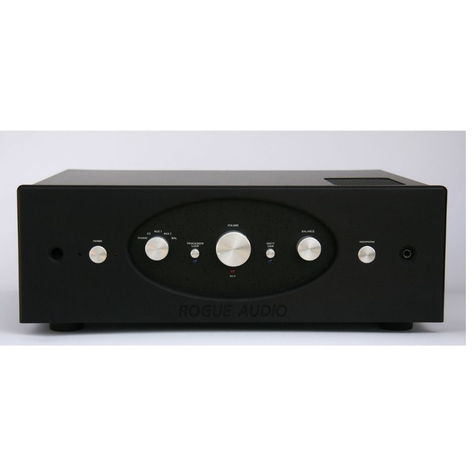 Rogue Audio Pharaoh II Integrated Amplifier black front