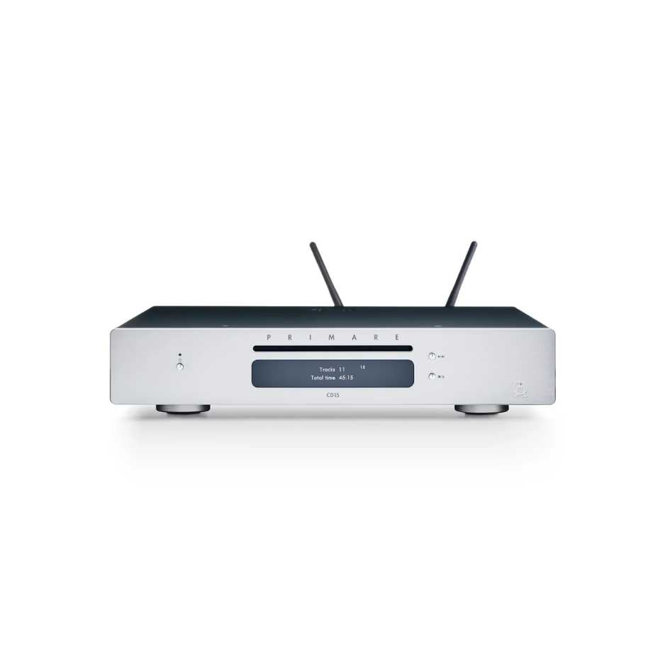 Primare CD15 Prisma Network CD Player Silver Front View