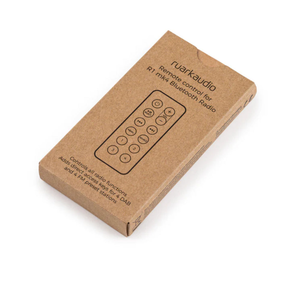 Ruark Audio Remote Control for R1 MK4 Bluetooth Radio in box