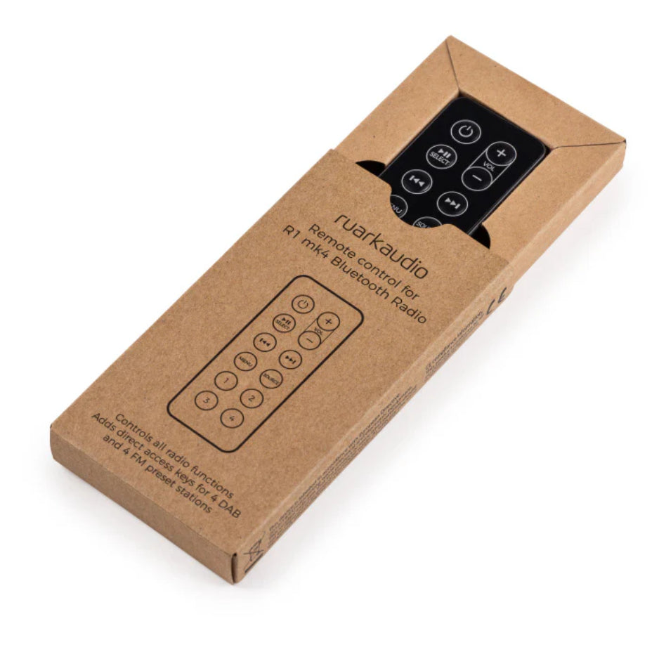 Ruark Audio Remote Control for R1 MK4 Bluetooth Radio in box