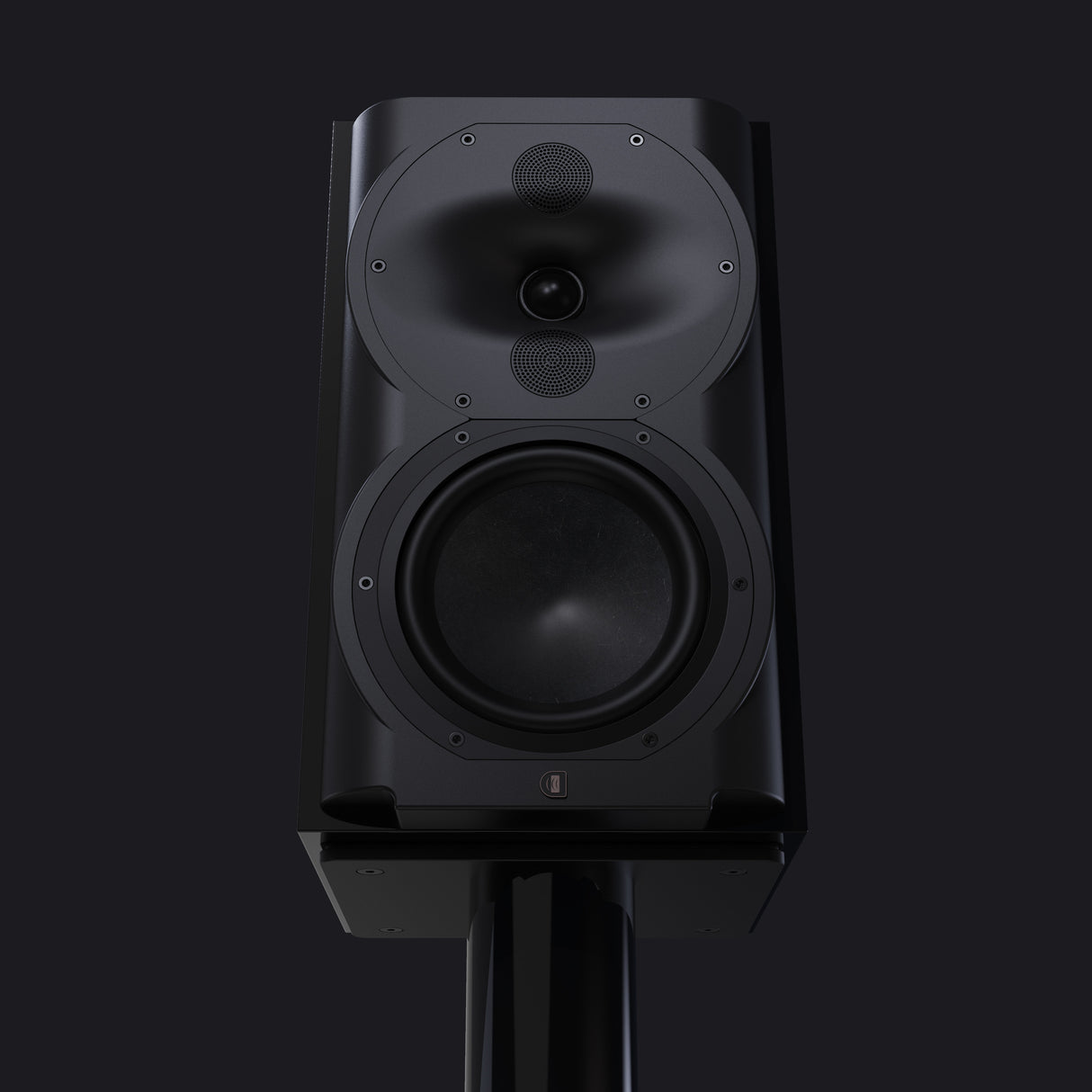 Perlisten R3b black BG on stand