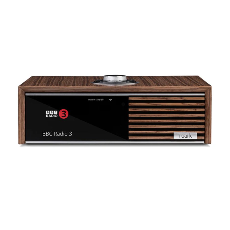 RuarkAudio R610 Music Console fused walnut front