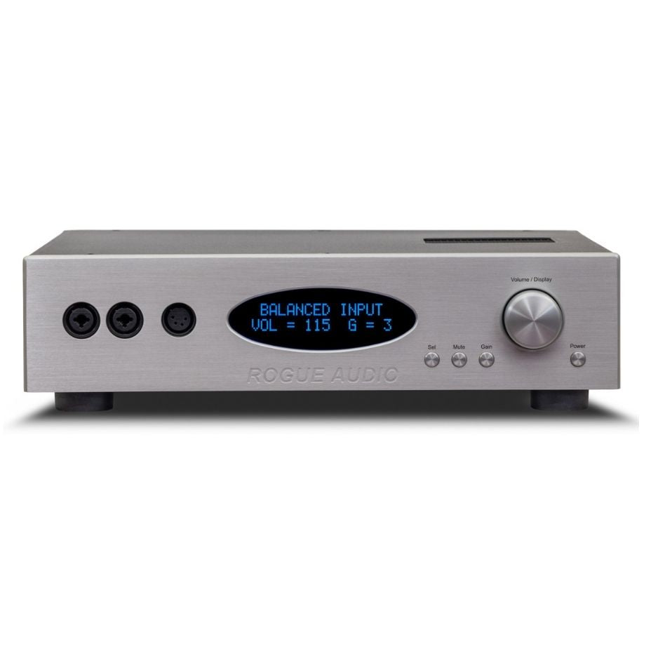 Rogue Audio RH-5 Headphone Amplifier silver front