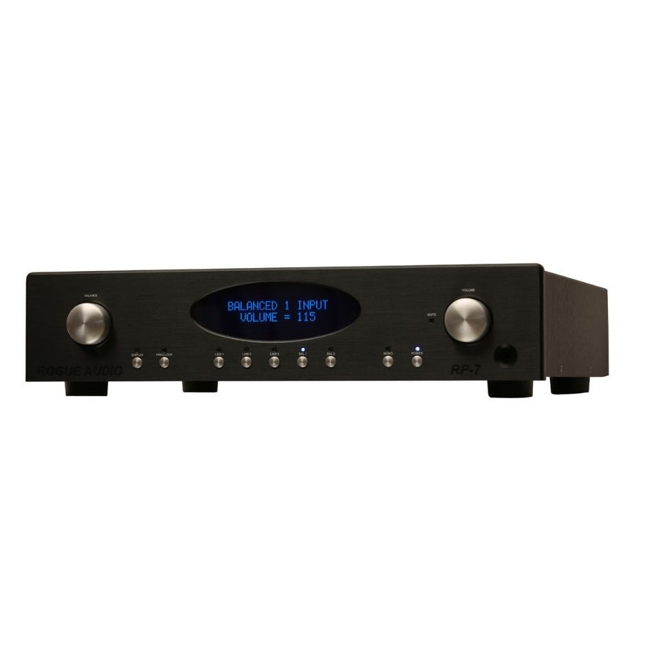 Rogue Audio RP-7 Preamplifier black front