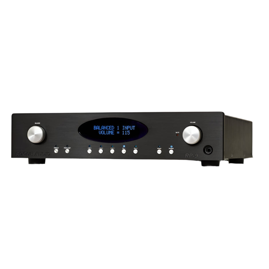 Rogue Audio RP-9 Preamplifier black front