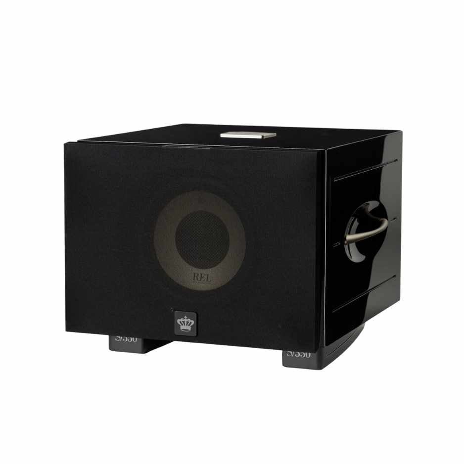 Rel S/550 subwoofer IN Gloss black with cloth grill