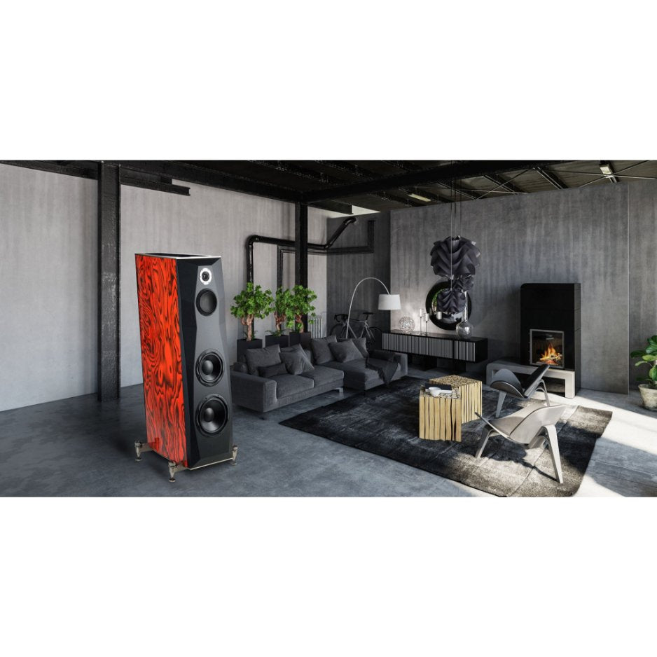 Alare Remiga 2 Diamond Floorstanding Speakers in room