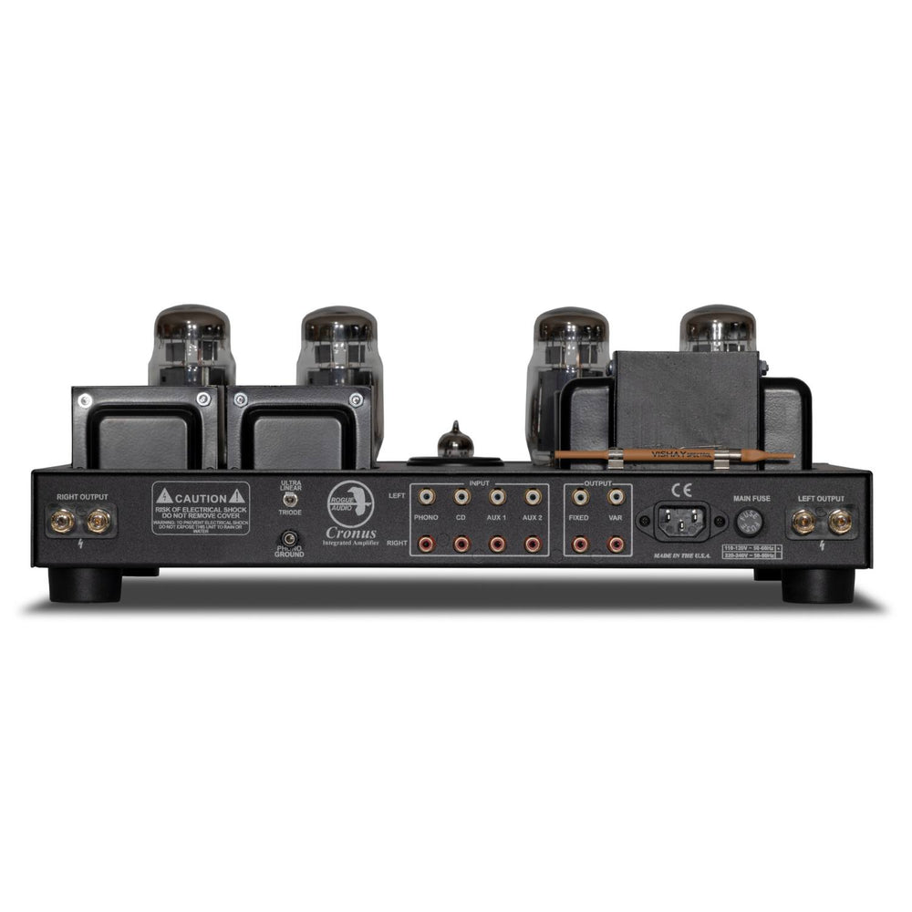 Rogue Audio Cronus Magnum III Integrated Amplifier back view