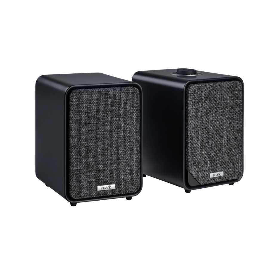 Ruark Audio MR1 MK3 Desktop Speaker System Charcoal 2 speakers diagonal