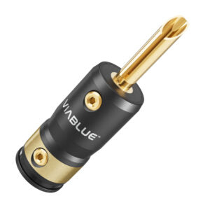 Viablue T8 24k gold blated banana connector
