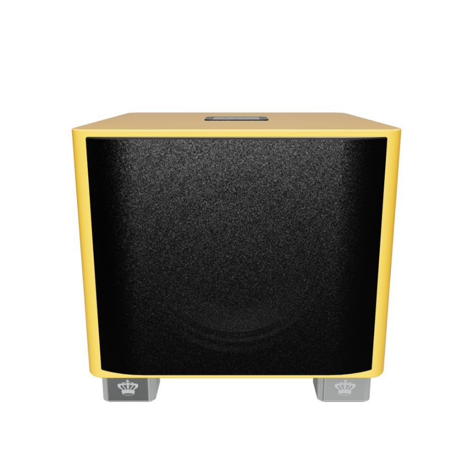 REL T/9x Special Edition Subwoofer Le Mon Yellow Lacquer