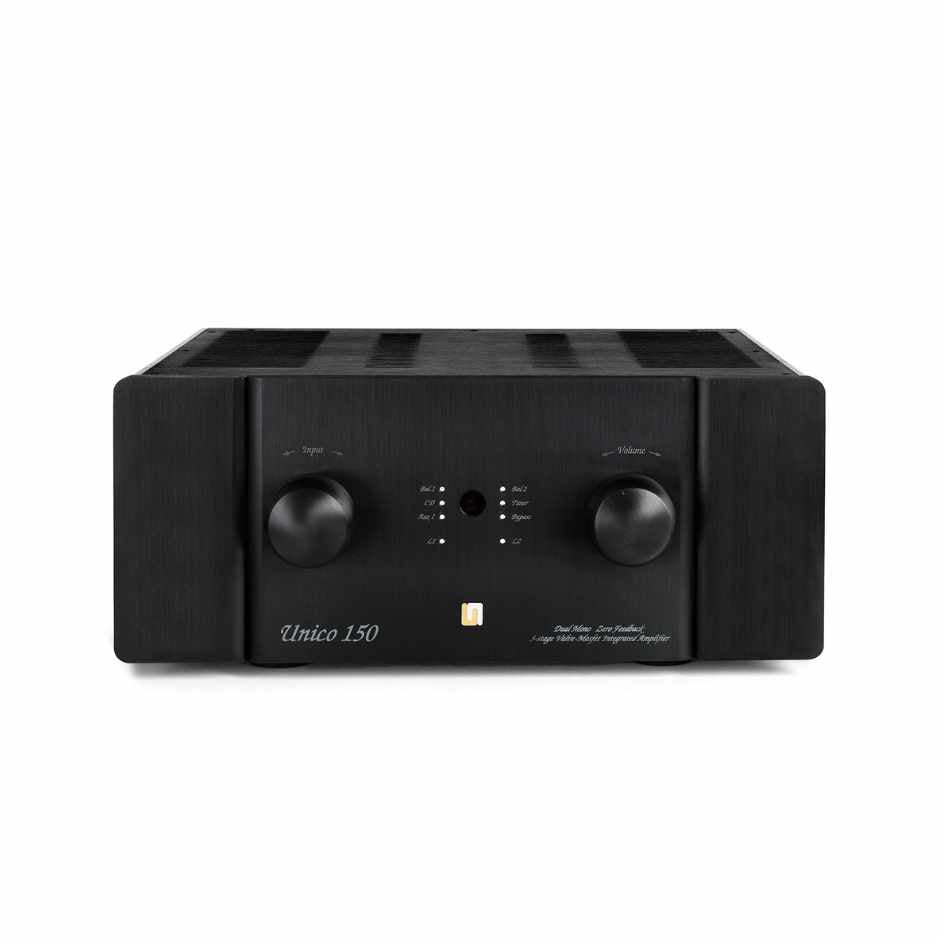 Unison Research Unico 150 Integrated Amplifier black front
