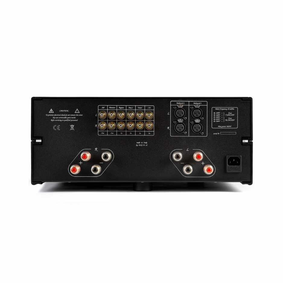 Unison Research Unico 150 Integrated Amplifier black rear