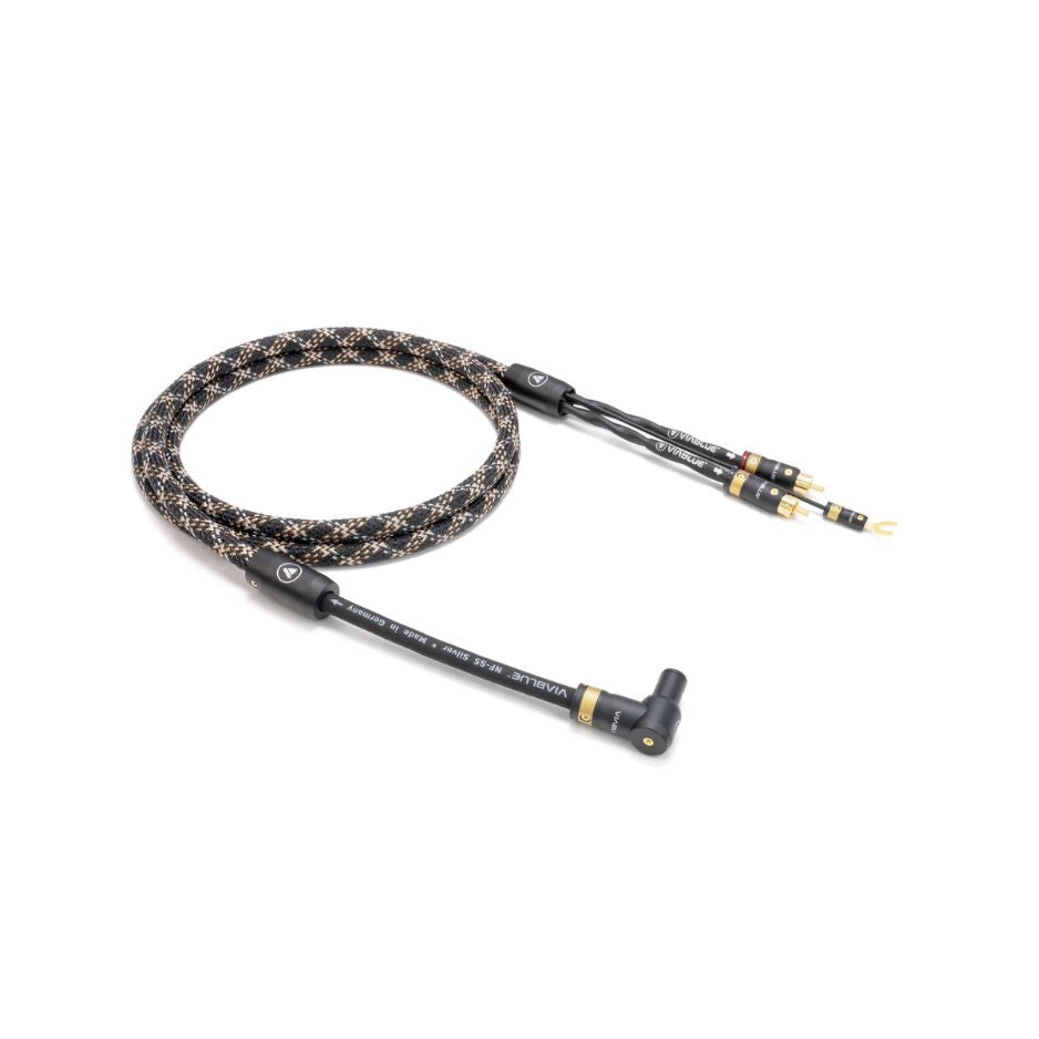 Viablue NF-S5 Phono Cable 90° 5-pin DIN to T8 RCA with ground