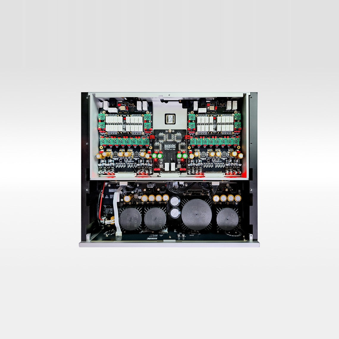 Aurender A1 15th Anniversary Edition Music Server, cutaway view of internal components