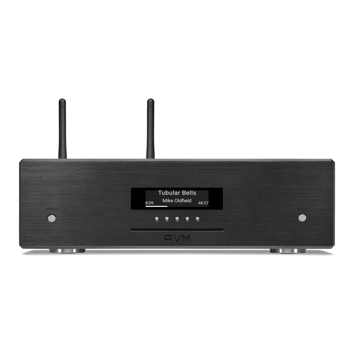 AVM Ovation MP 8.3 S Streaming Media Player, Black, front view