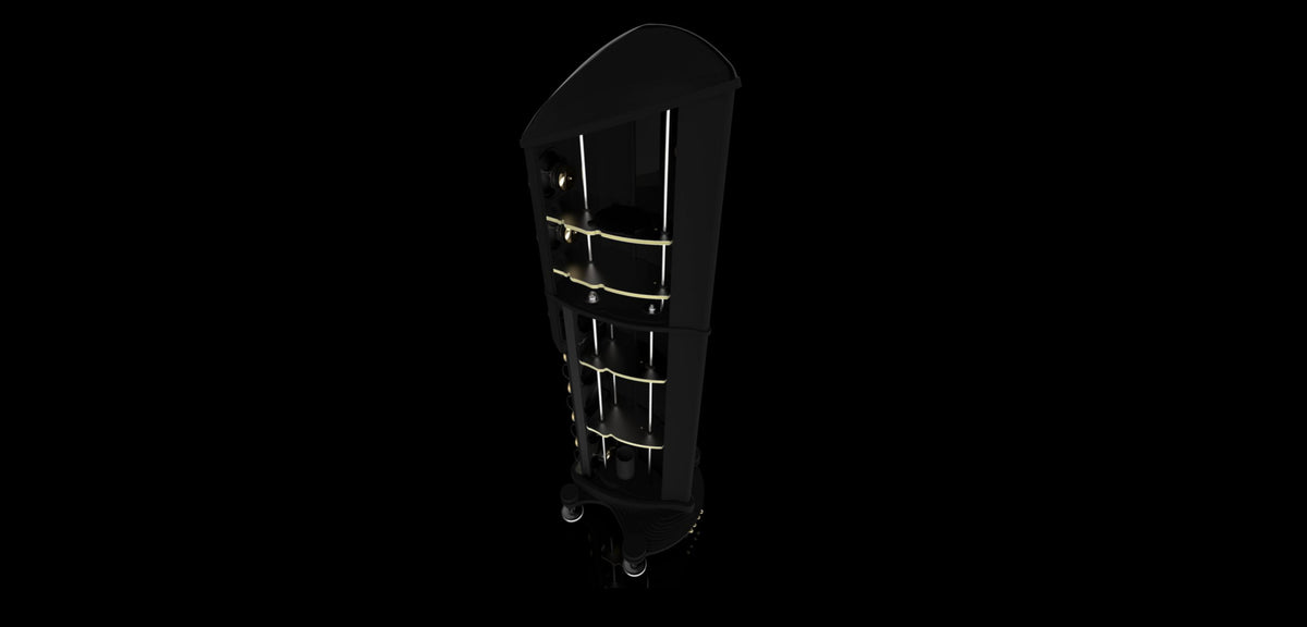 Cutaway diagram of Wilson Benesch steel tie rod compression system with threaded 13mm bars running through the enclosure
