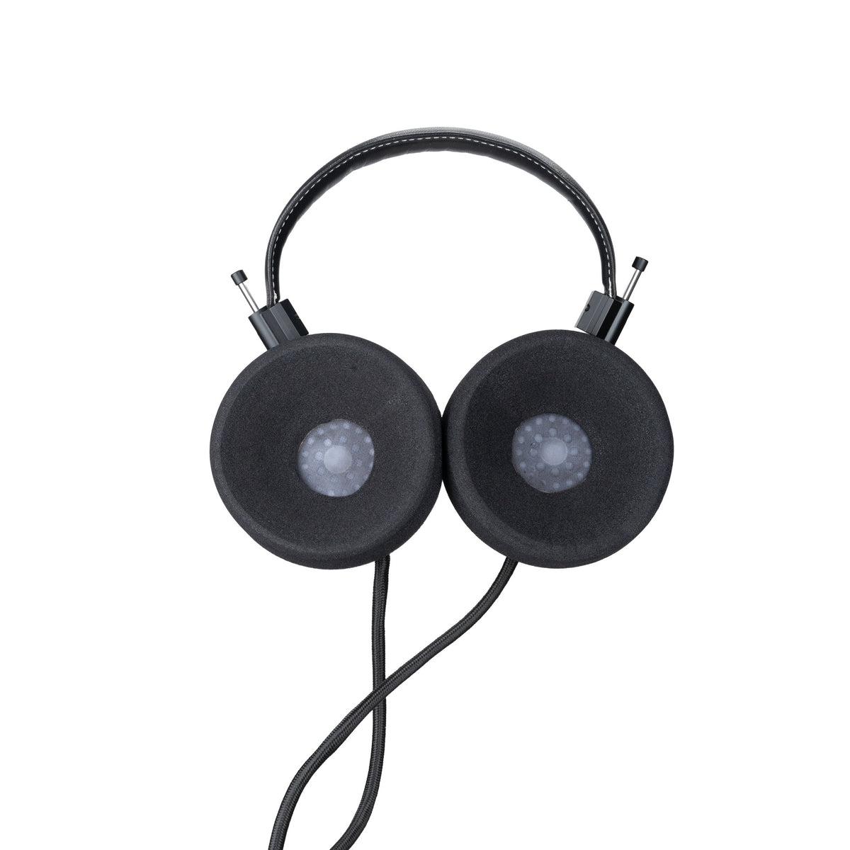Grado GS1000 Classic Series Open-Back Headphones, Mahogany, cushion side of both earcups facing camera