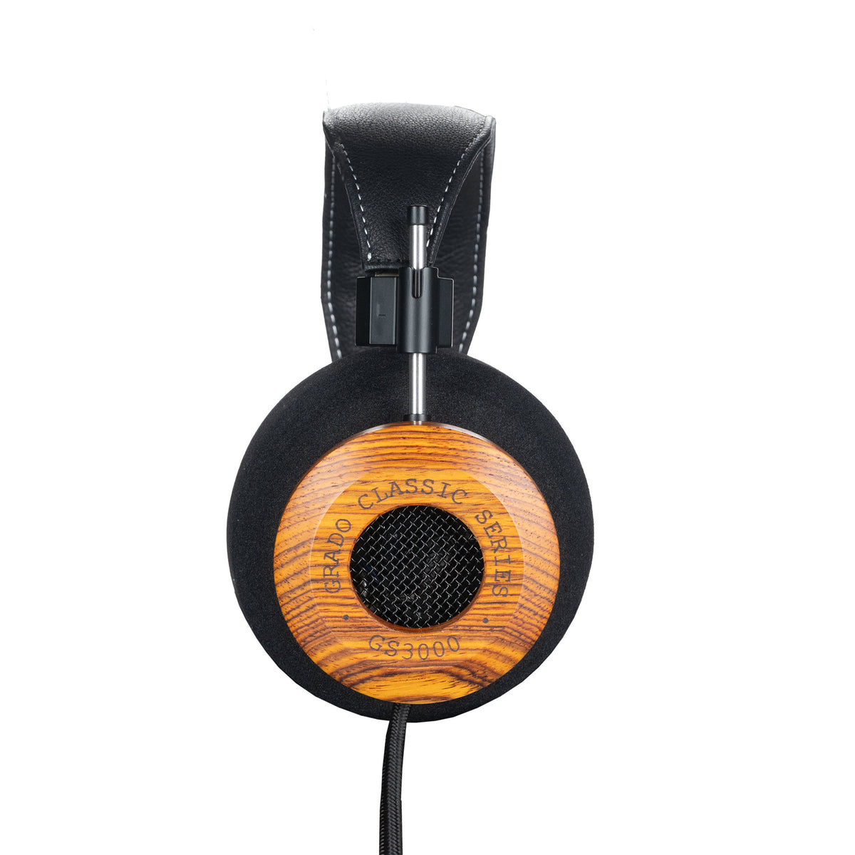 Grado GS3000 Classic Series Open-Back Headphones, Cocobolo, cocobolo earcup close-up