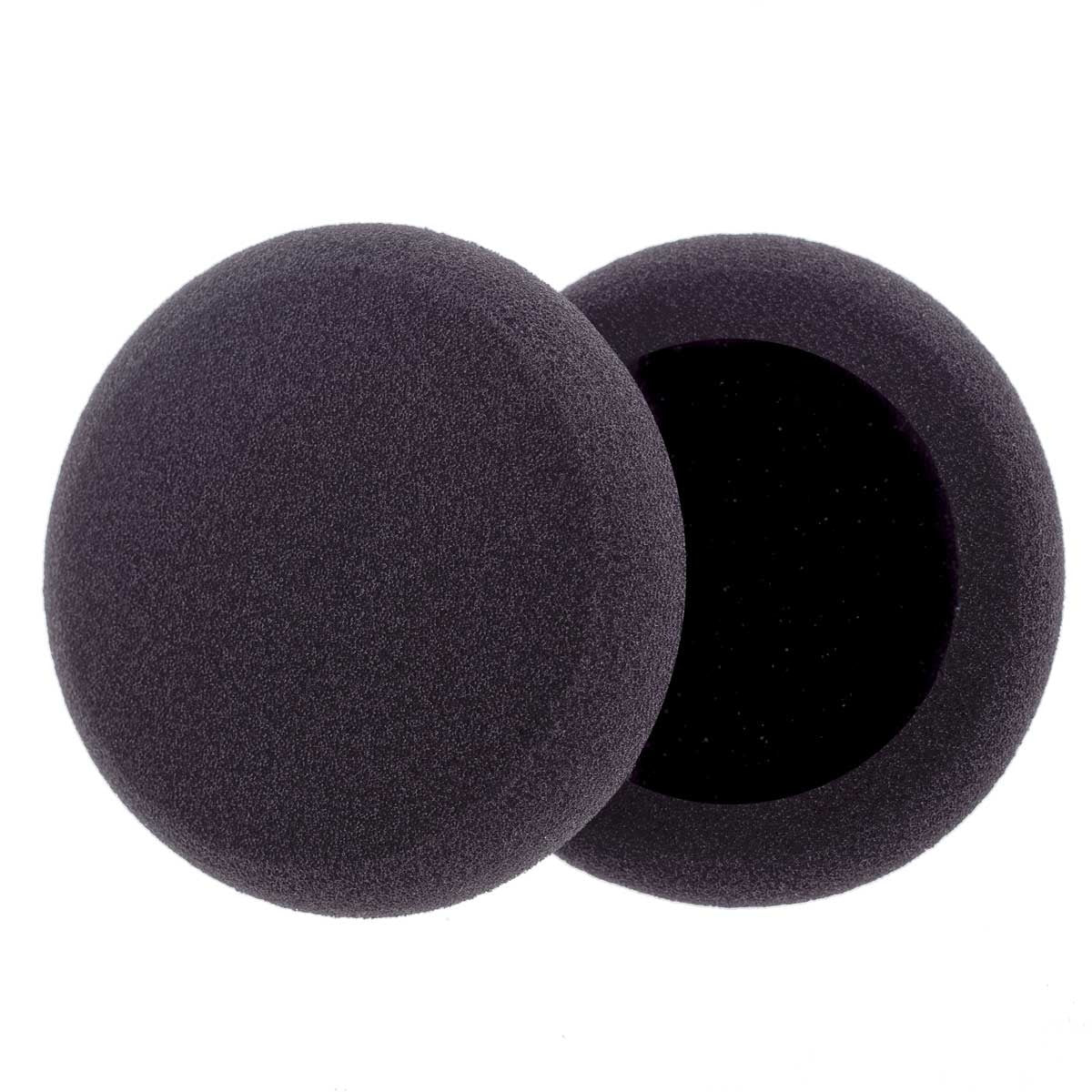 Grado W Cushions Replacement Earpads, black foam, front view of the pair