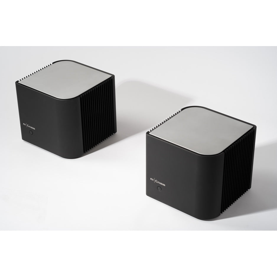 Pair of Grimm Audio PA1 mono-block amplifiers