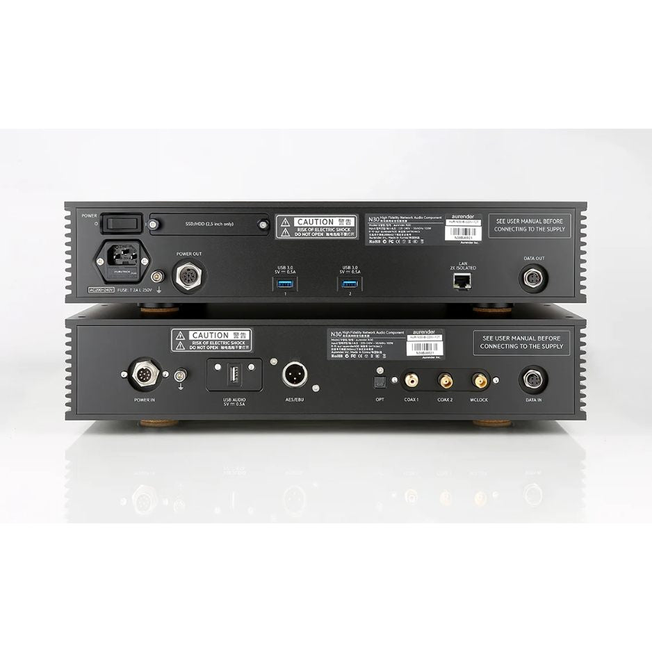Aurender N30SA Music Server | Streamer black back