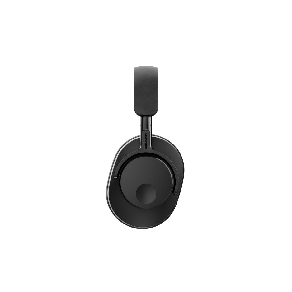 Melomania P100 SE black earcup detail showing premium materials