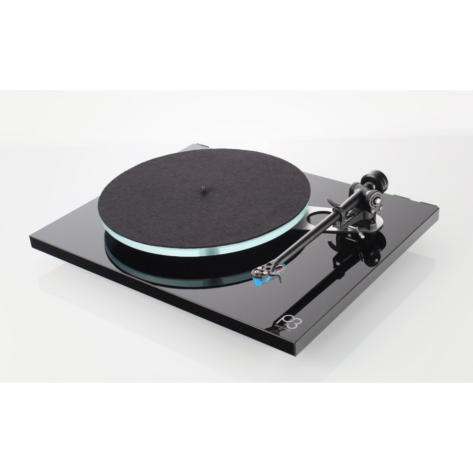 Rega Planar 3 Gloss Balck side view