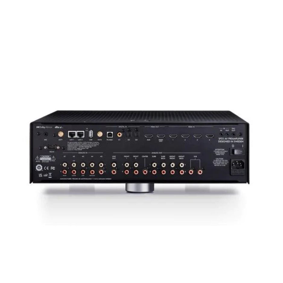Primare SP25 Home Cinema Processor black rear
