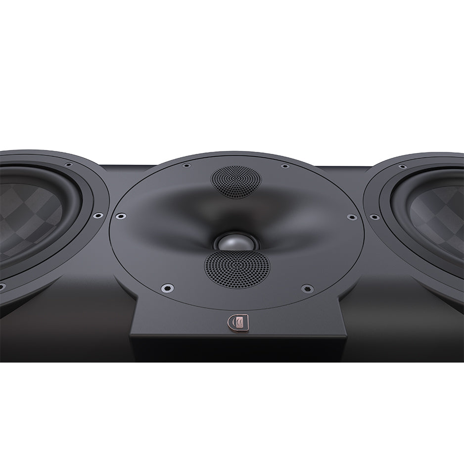 Perlisten S5c Center Channel Speaker black closeup view