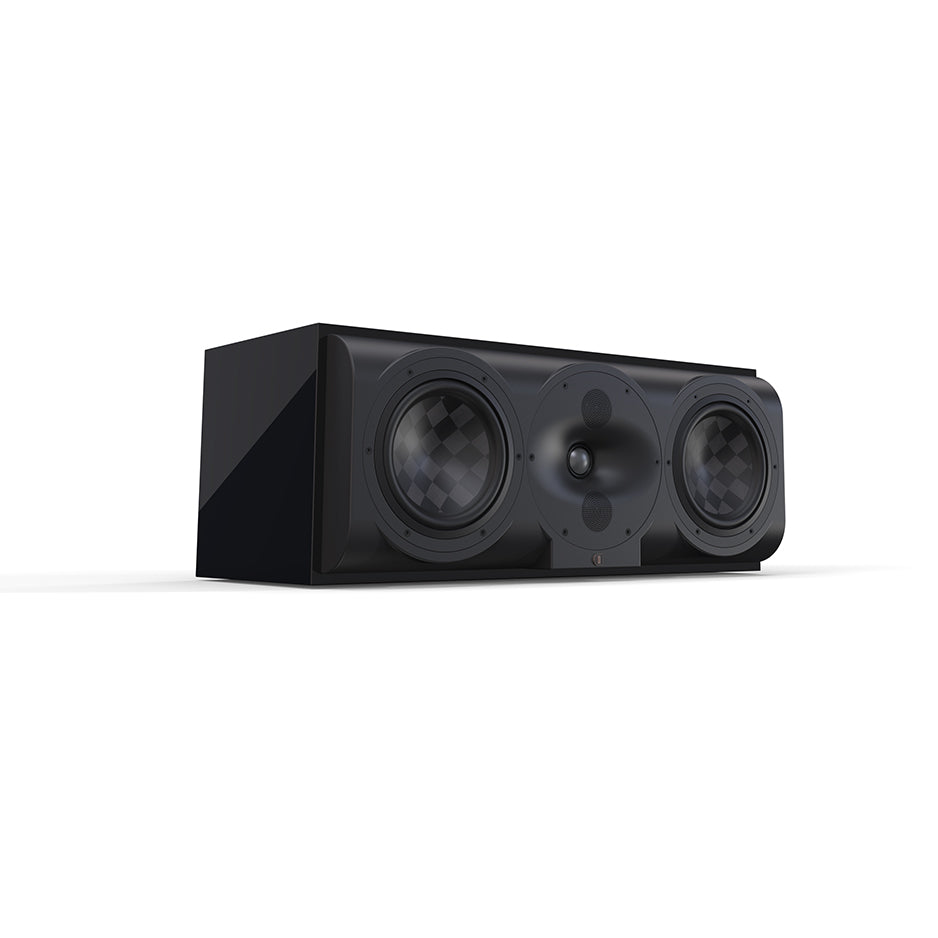 Perlisten S5c Center Channel Speaker black angled view