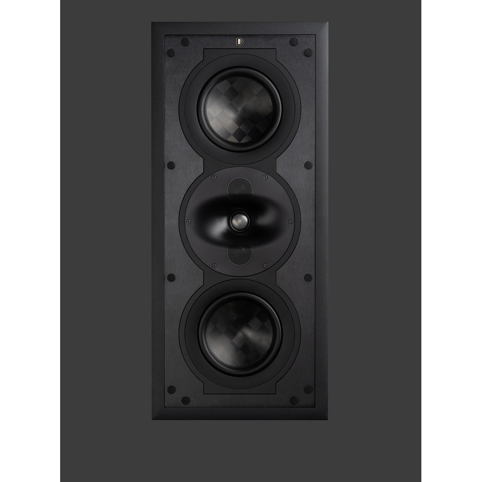 Perlisten S5i-LR In-Wall Speaker front drivers grille off