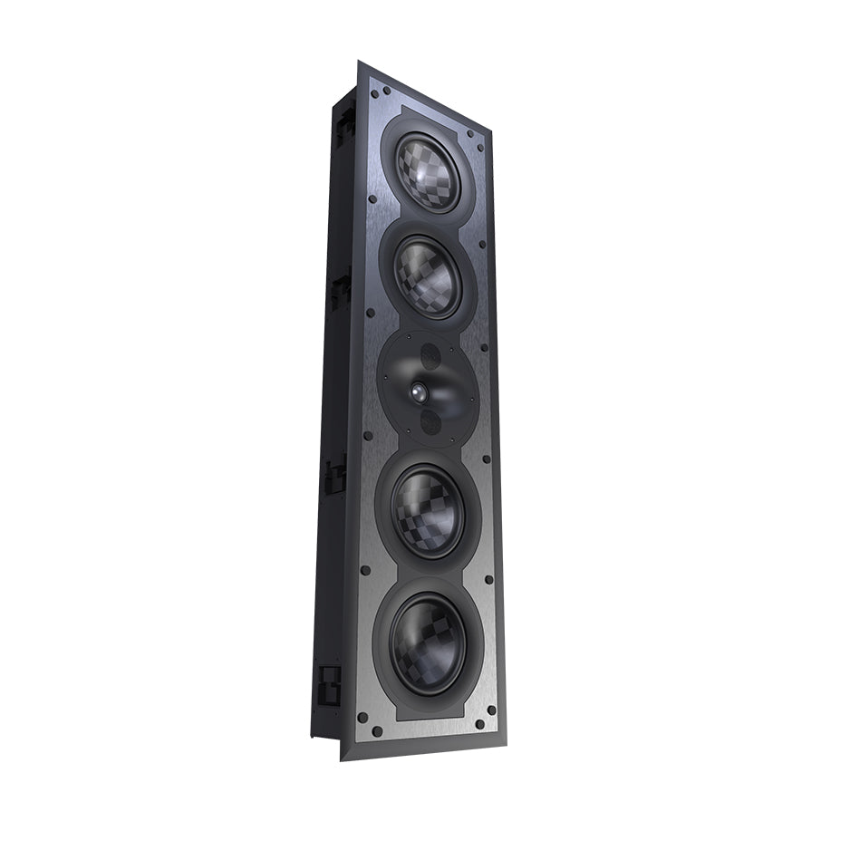 Perlisten S7I In-Wall Speaker black angled front view