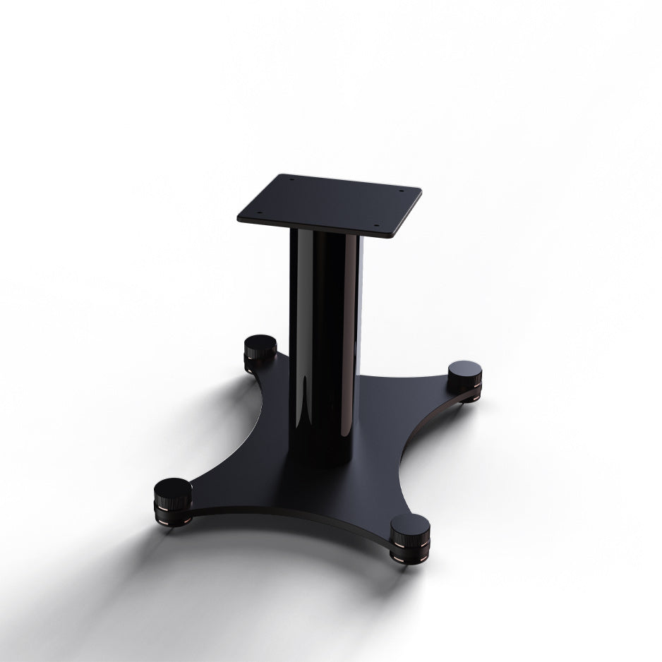 Perlisten R Series Center Channel Speaker Stand for R7c and R5c angled view