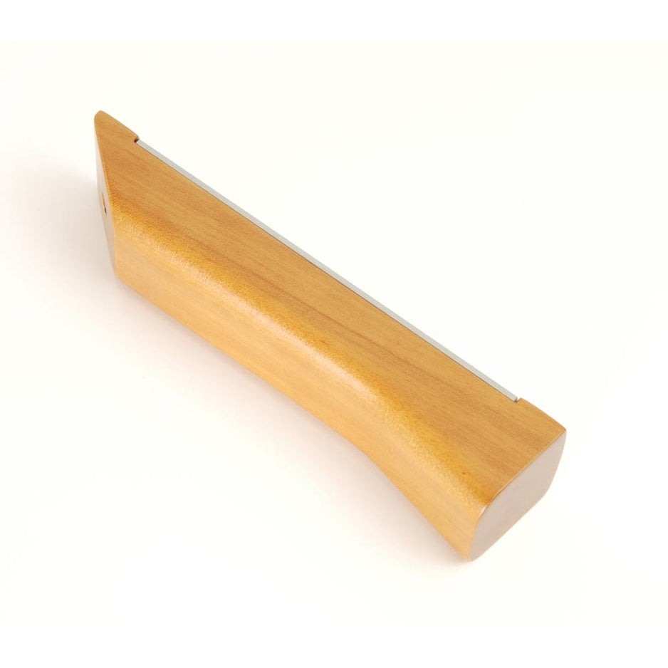 Unison Research RC2 remote rear view showing Cherry wood construction