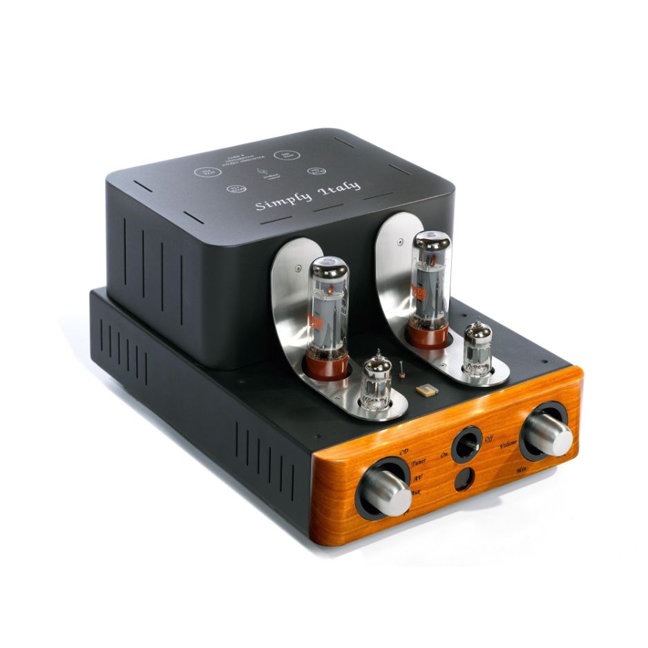 Unison Research Simply Italy Stereo Integrated Amplifier cherry